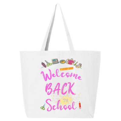 Welcome Back To School Funny Gift 25L Jumbo Tote