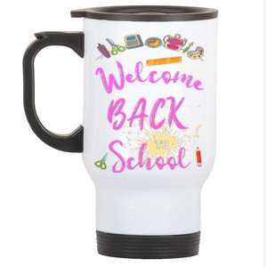 Welcome Back To School Funny Gift Stainless Steel Travel Mug