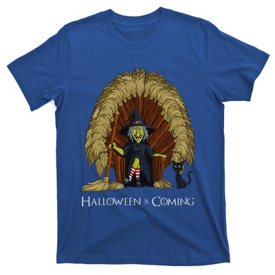 Witch Brooms Throne Funny Halloween T-Shirt