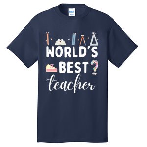 Worlds Best Teacher Tall T-Shirt