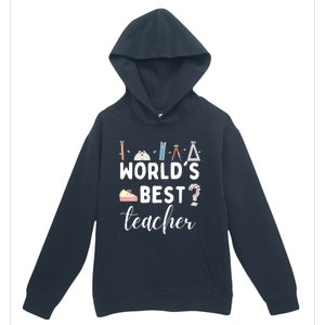 Worlds Best Teacher Urban Pullover Hoodie