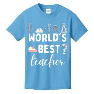 Worlds Best Teacher Kids T-Shirt