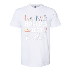 Worlds Best Teacher Softstyle CVC T-Shirt