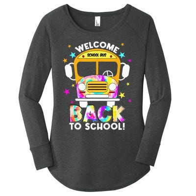 Welcome Back To School For Bus Drivers Transportation Dept Women's Perfect Tri Tunic Long Sleeve Shirt