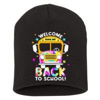 Welcome Back To School For Bus Drivers Transportation Dept Short Acrylic Beanie