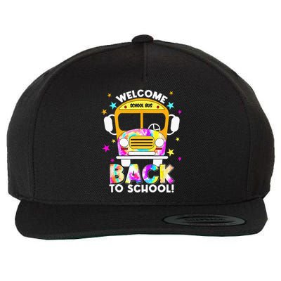 Welcome Back To School For Bus Drivers Transportation Dept Wool Snapback Cap