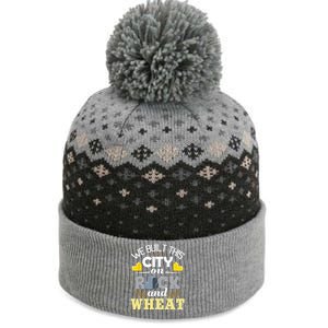 We Built This City On Rock And Wheat Tabletop Board Gaming The Baniff Cuffed Pom Beanie