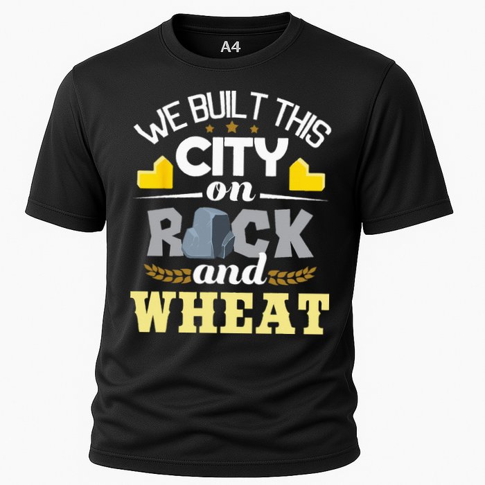 We Built This City On Rock And Wheat Tabletop Board Gaming Performance Shirt