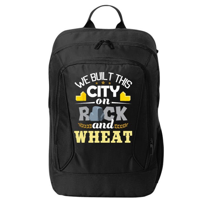 We Built This City On Rock And Wheat Tabletop Board Gaming City Backpack