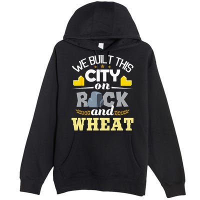 We Built This City On Rock And Wheat Tabletop Board Gaming Premium Pullover Hoodie