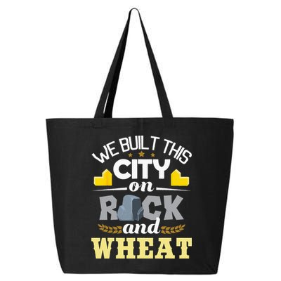 We Built This City On Rock And Wheat Tabletop Board Gaming 25L Jumbo Tote