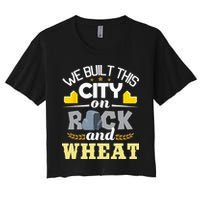 We Built This City On Rock And Wheat Tabletop Board Gaming Crop Top