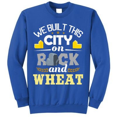 We Built This City On Rock And Wheat Tabletop Board Gaming Sweatshirt