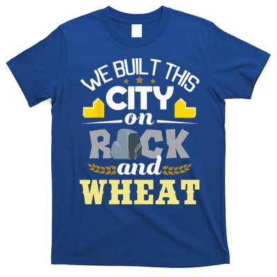 We Built This City On Rock And Wheat Tabletop Board Gaming T-Shirt