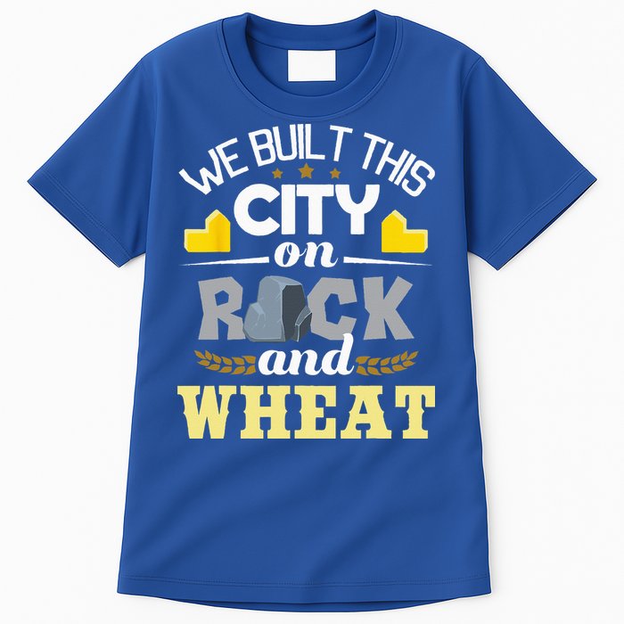 We Built This City On Rock And Wheat Tabletop Board Gaming Tall T-Shirt