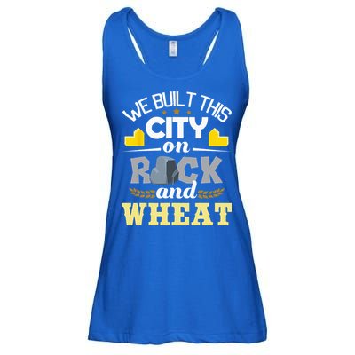 We Built This City On Rock And Wheat Tabletop Board Gaming Ladies Essential Flowy Tank