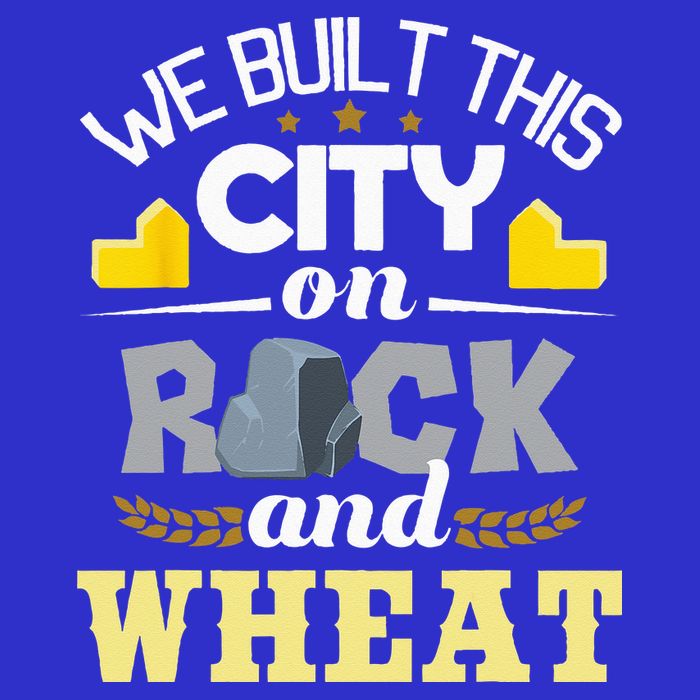 We Built This City On Rock And Wheat Tabletop Board Gaming 16 in Basic Backpack