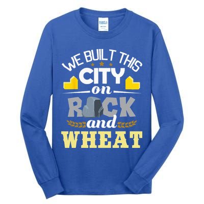 We Built This City On Rock And Wheat Tabletop Board Gaming Tall Long Sleeve T-Shirt