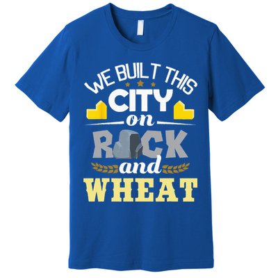We Built This City On Rock And Wheat Tabletop Board Gaming Premium T-Shirt