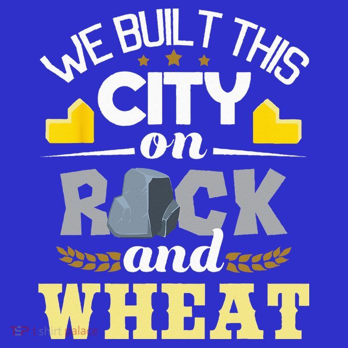 We Built This City On Rock And Wheat Tabletop Board Gaming Baby Bodysuit