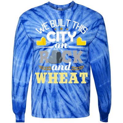 We Built This City On Rock And Wheat Tabletop Board Gaming Tie-Dye Long Sleeve Shirt