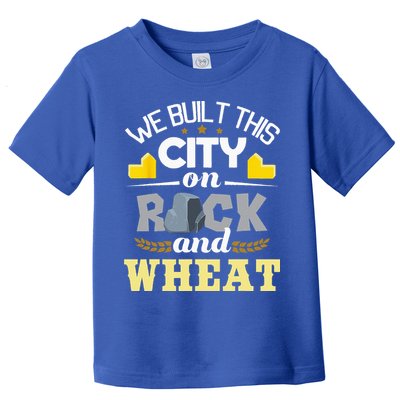 We Built This City On Rock And Wheat Tabletop Board Gaming Toddler T-Shirt