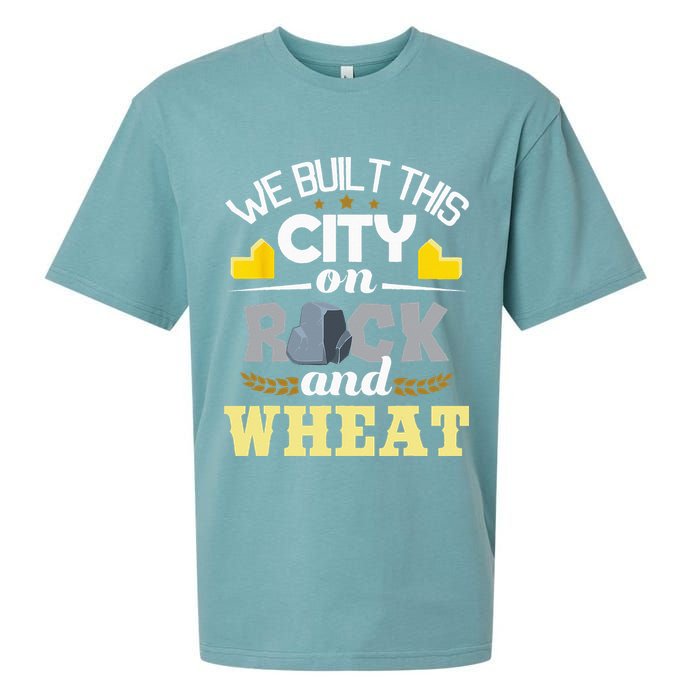 We Built This City On Rock And Wheat Tabletop Board Gaming Sueded Cloud Jersey T-Shirt