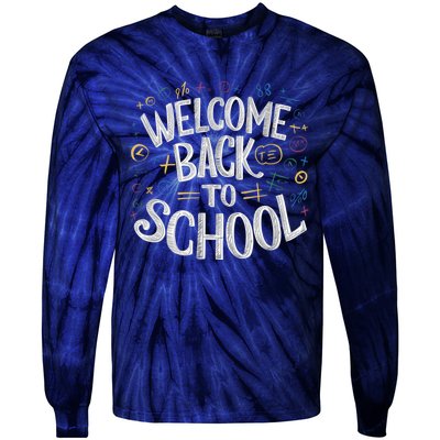 Welcome Back To School 2024 2025 Tie-Dye Long Sleeve Shirt