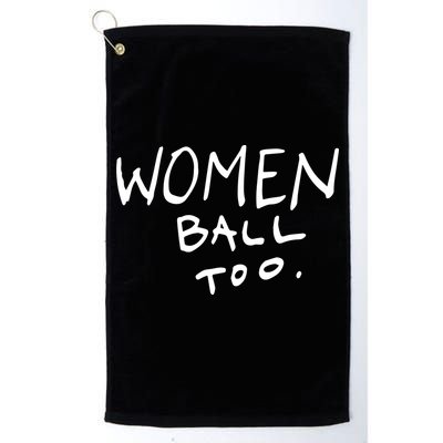 Women Ball Too Golf Towel
