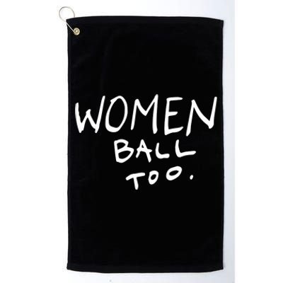 Women Ball Too Platinum Collection Golf Towel