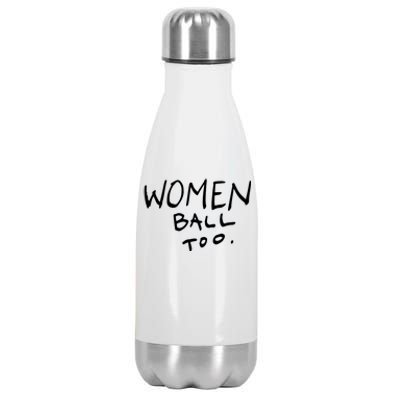 Women Ball Too Stainless Steel Insulated Water Bottle