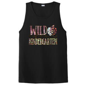 Welcom Back To School Day Teacher Wild About Kindergarten Gift PosiCharge Competitor Tank