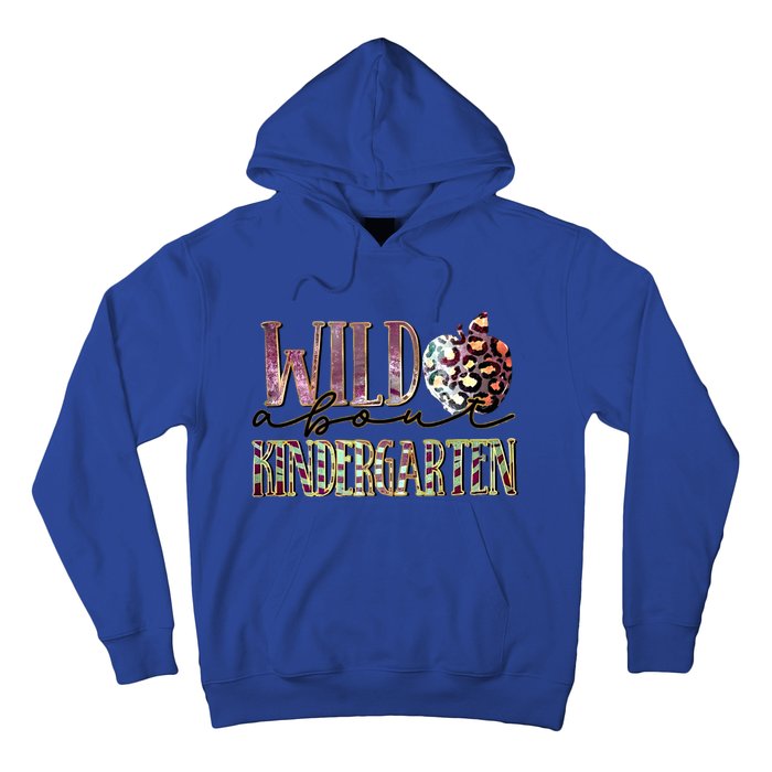 Welcom Back To School Day Teacher Wild About Kindergarten Gift Hoodie