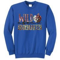 Welcom Back To School Day Teacher Wild About Kindergarten Gift Sweatshirt