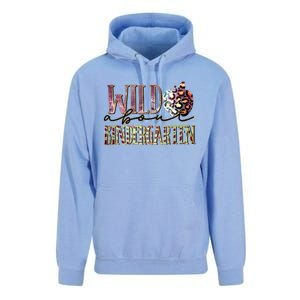 Welcom Back To School Day Teacher Wild About Kindergarten Gift Unisex Surf Hoodie