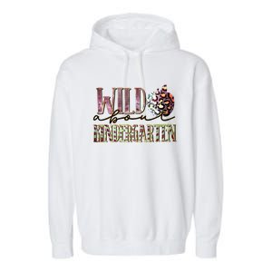 Welcom Back To School Day Teacher Wild About Kindergarten Gift Garment-Dyed Fleece Hoodie