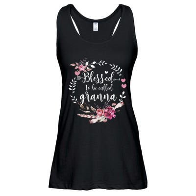 Womens Blessed To Be Called Granna Thankful Blessed Granna Ladies Essential Flowy Tank