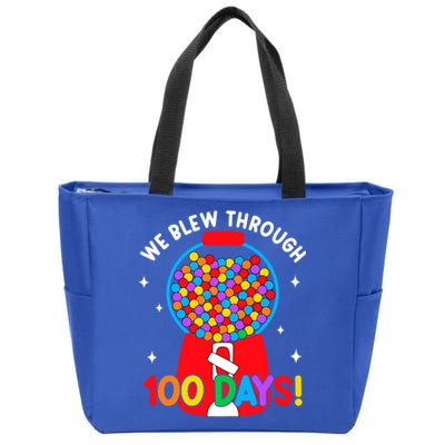 We Blew Through 100 Days Of School 100 Days Smarter Brighter Gift Zip Tote Bag