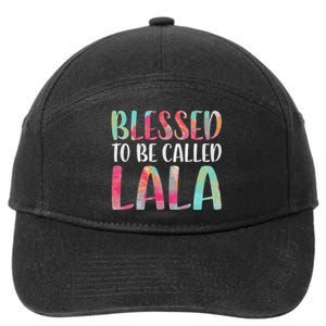 Womens Blessed To Be Called Lala Mother's Day 7-Panel Snapback Hat