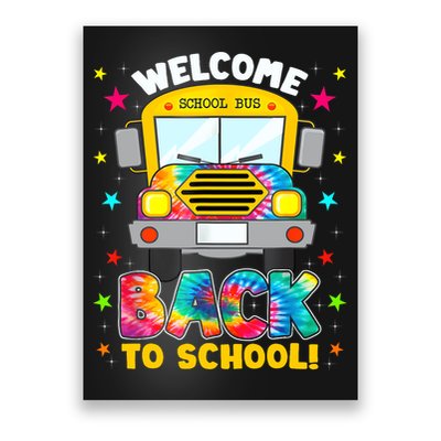 Welcome Back To School Funny Outfit School Bus Driver Poster