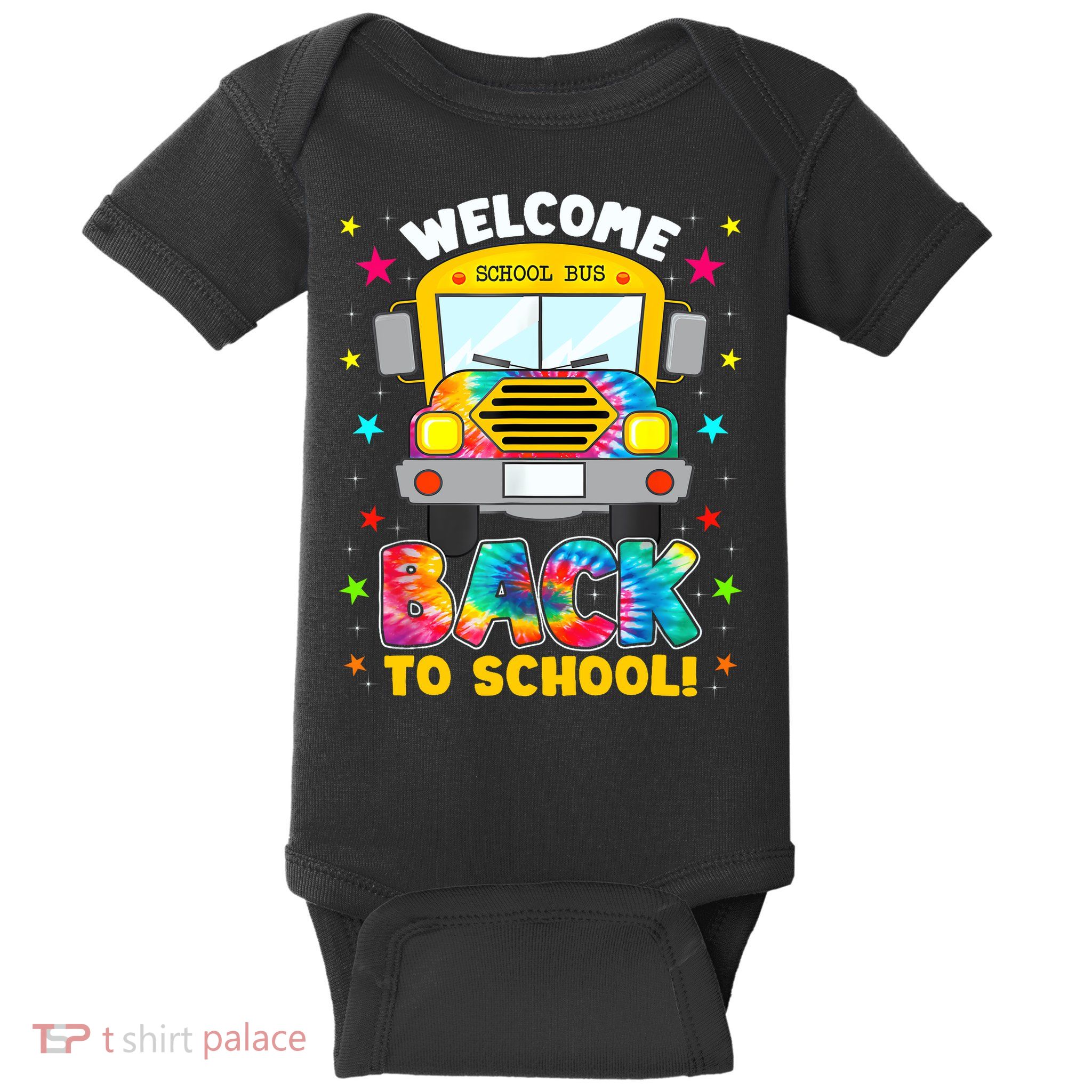 Welcome Back To School Funny Outfit School Bus Driver Baby Bodysuit