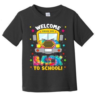 Welcome Back To School Funny Outfit School Bus Driver Toddler T-Shirt