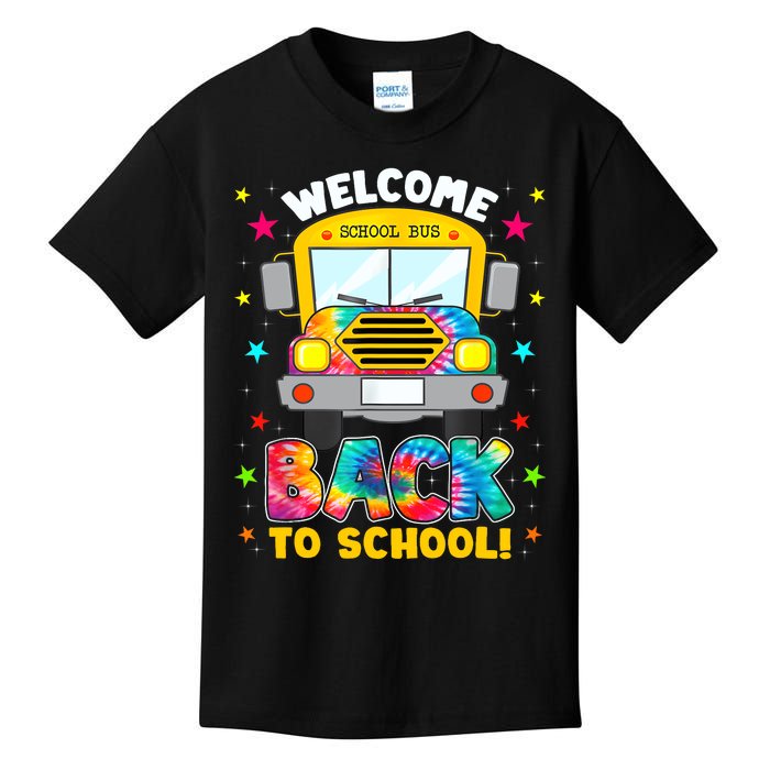 Welcome Back To School Funny Outfit School Bus Driver Kids T-Shirt