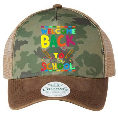 Welcome Back To School Legacy Tie Dye Trucker Hat