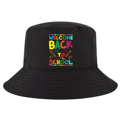 Welcome Back To School Cool Comfort Performance Bucket Hat