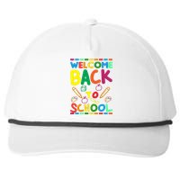 Welcome Back To School Snapback Five-Panel Rope Hat