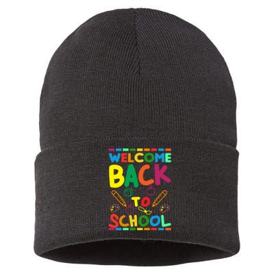 Welcome Back To School Sustainable Knit Beanie