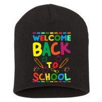 Welcome Back To School Short Acrylic Beanie