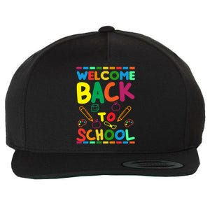 Welcome Back To School Wool Snapback Cap