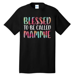 Womens Blessed To Be Called Mammie Mother's Day Tall T-Shirt